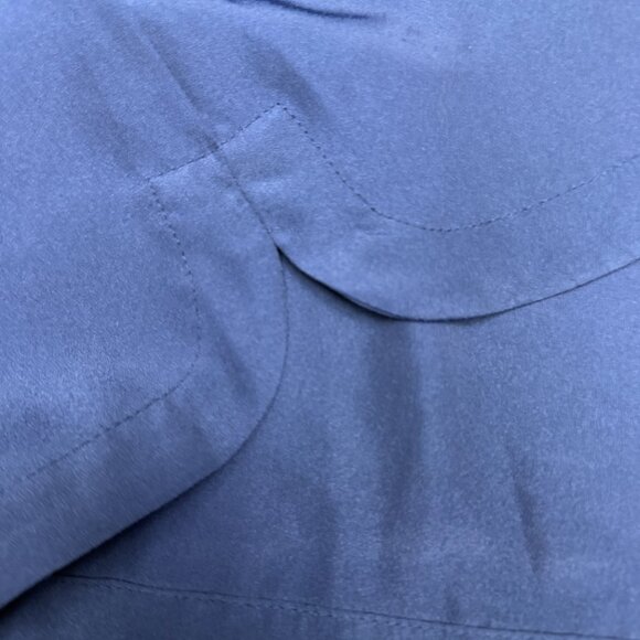 Women's‎ J. CREW Wrap-front Romper Navy Blue Shorts- Size 14 - Picture 9 of 11